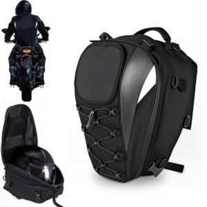 TORBA MOTOCYKLOWA WODOODPORNA ROZCIĄGLIWA NA MOTOR 25-38L KUFER PLECAK 2w1