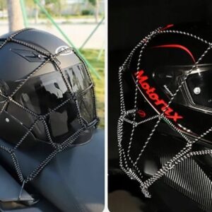 SIATKA ELASTYCZNA KOLOROWA MOTOCYKLOWA BAGAŻOWA NA KASK KUFER SOLIDNA